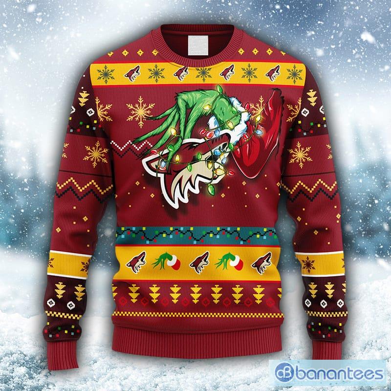 Philadelphia Eagles Christmas Grinch Ugly Sweater For Men Women - Banantees