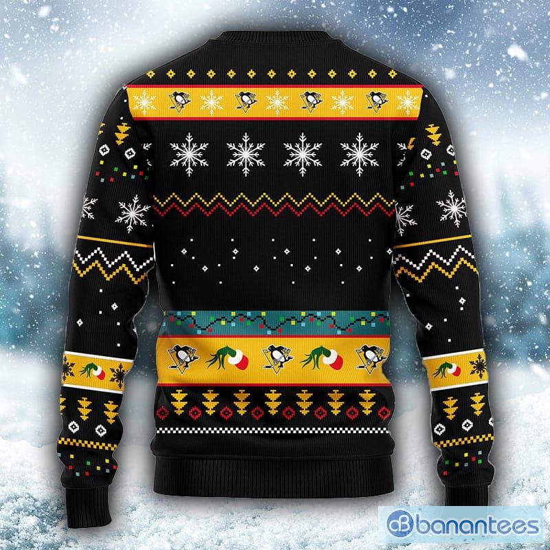 Pittsburgh Penguins Ugly Pullover Sweater - Black