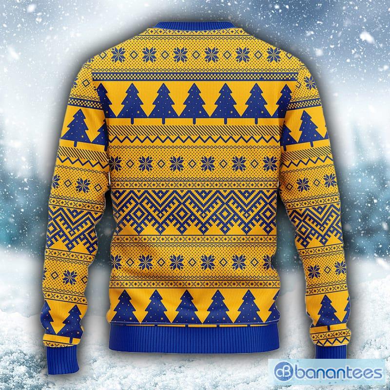 NHL Hockey St Louis Blues Team Sweater Ugly Christmas Ice Size S