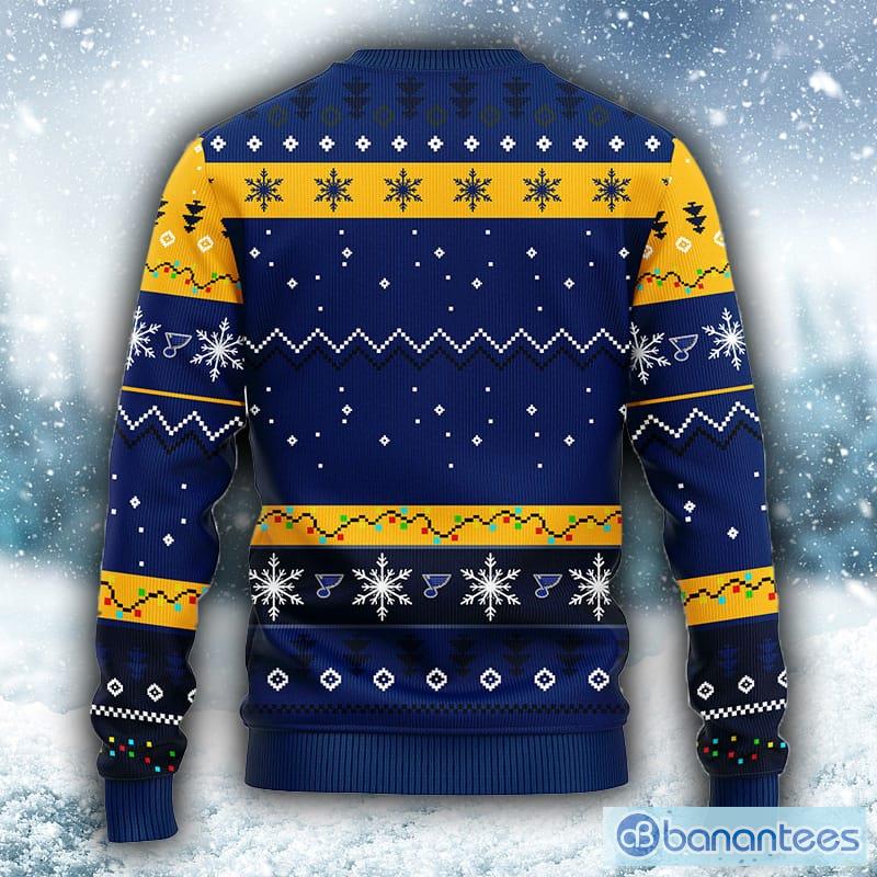 St. Louis Blues Skull Flower Ugly Logo NHL Fans Ugly Christmas Sweater Gift  Men Women - Freedomdesign