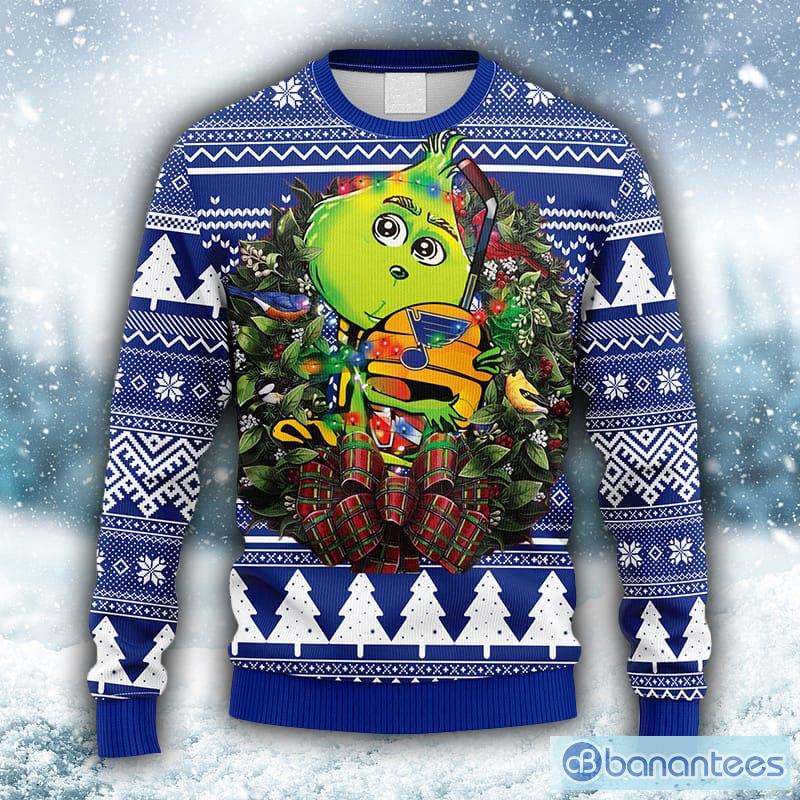 NHL St. Louis Blues Minion Christmas Ugly 3D Sweater For Men And Women Gift Ugly  Christmas - Banantees