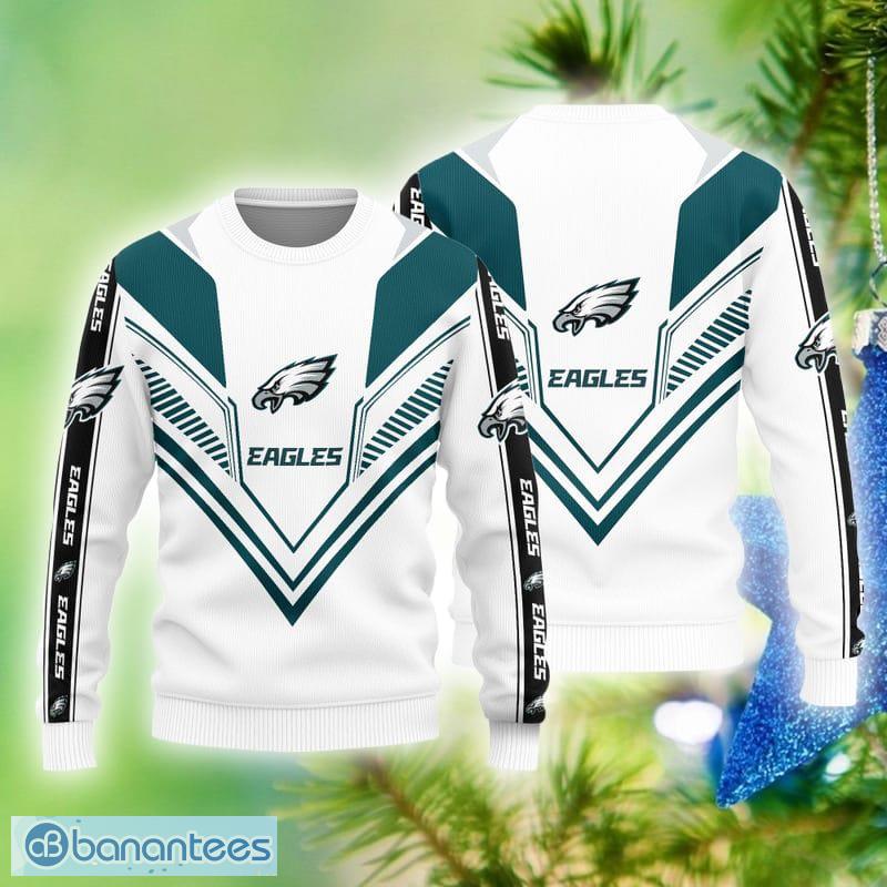 Philadelphia Eagles Christmas Caro Pattern Ugly Sweater For Men Women -  Limotees