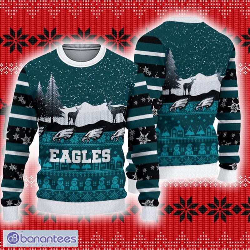 Philadelphia Eagles NFL Football Knit Pattern Ugly Christmas Sweater -  Tagotee