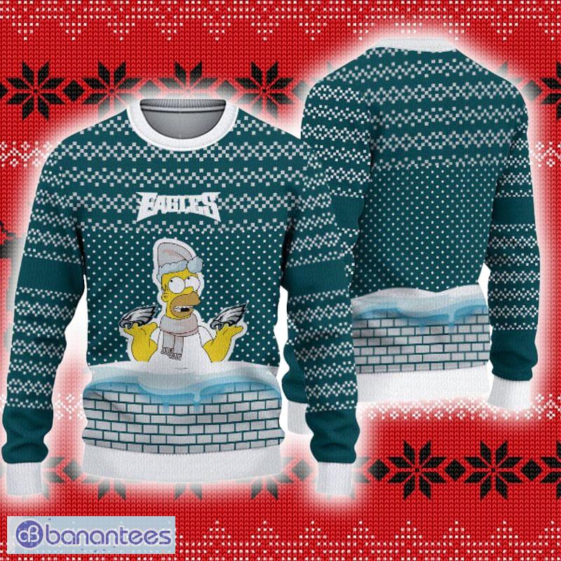 Philadelphia Eagles Christmas Simpson Ugly Sweater For Men Women