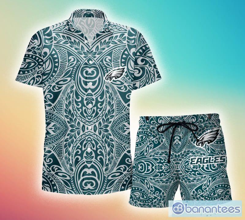 Philadelphia Eagles 3D Hawaiian Shirt And Shorts For Men And Women Gift  Fans - Banantees