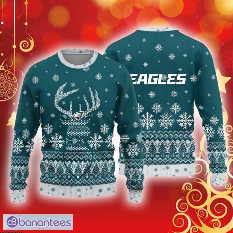 Philadelphia Eagles Pattern Ugly Sweater For Men Women - Banantees