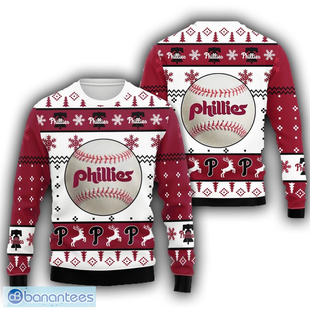 Philadelphia Phillies Blanket AOP Knitted Sweater Gift Christmas