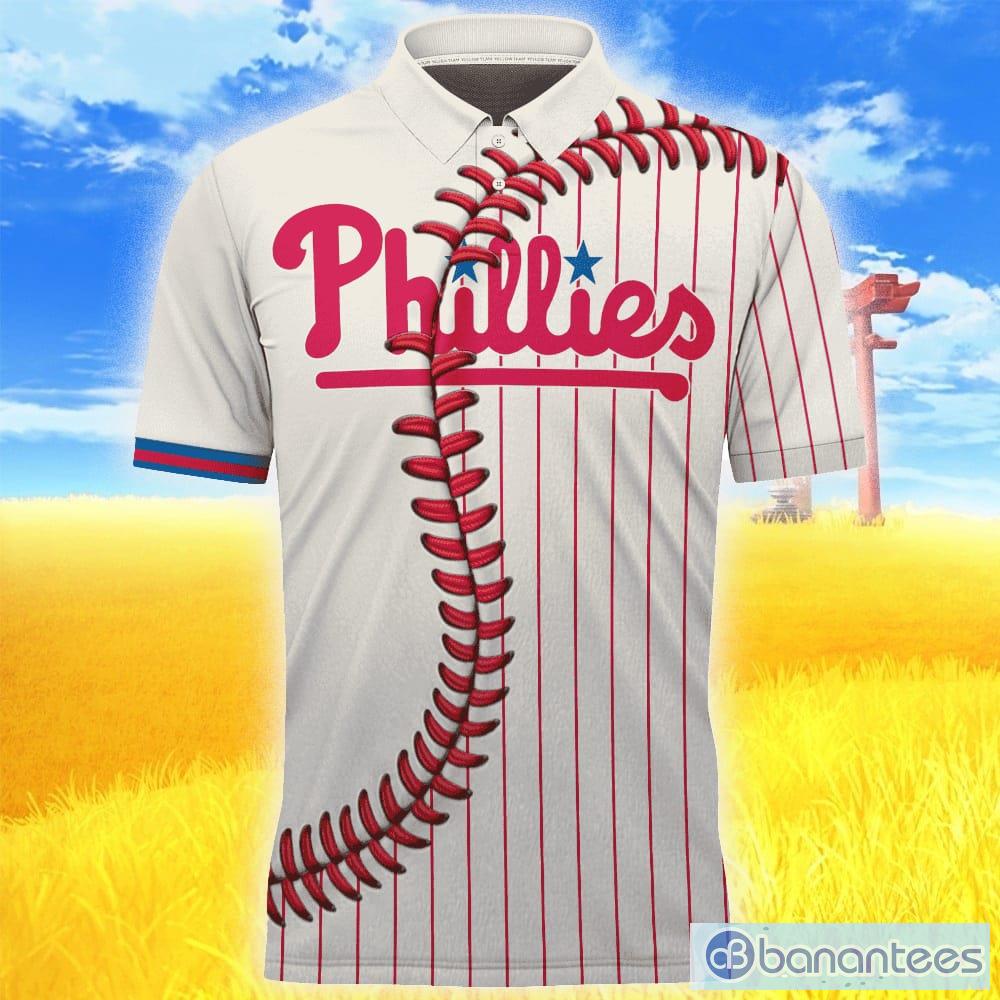 Philadelphia Phillies MLB Custom Number And Name 3D Polo Shirt Gift For Men  And Women Fans - Banantees