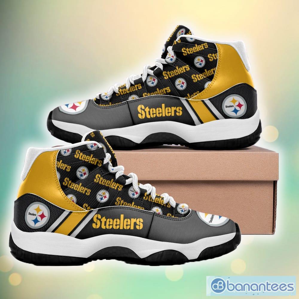 Pittsburgh Steelers NFL Air Jordan 11 Sneakers Shoes Gift For Fans