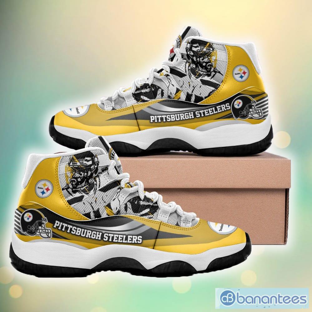 Pittsburgh Steelers NFL Air Jordan 11 Sneakers Shoes Gift For Fans