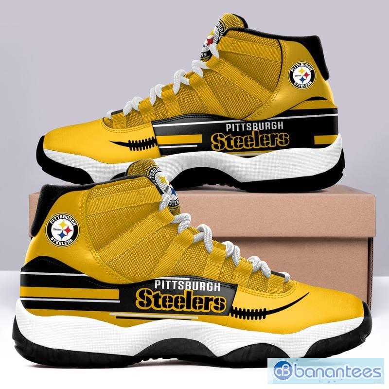 Pittsburgh Steelers Skull Air Jordan 13 Sneakers