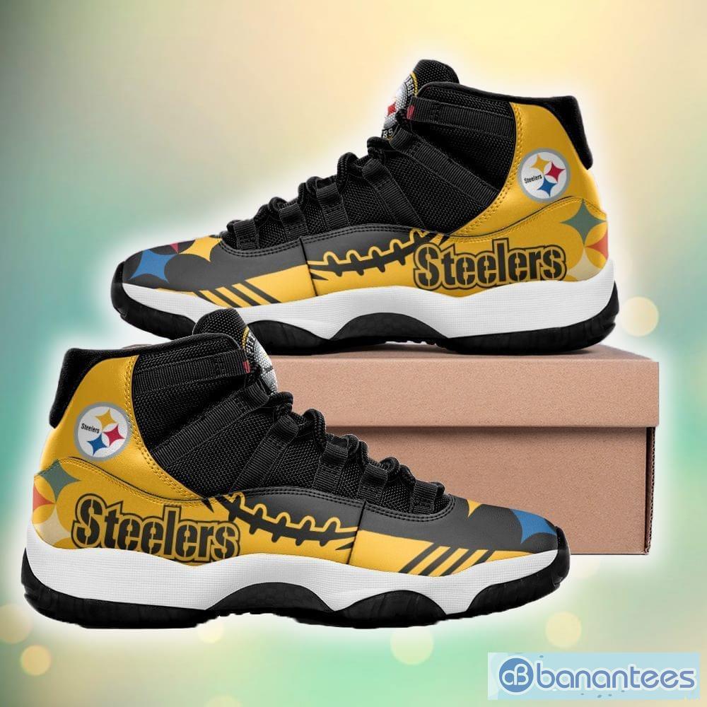 Pittsburgh Steelers Skull Air Jordan 13 Sneakers