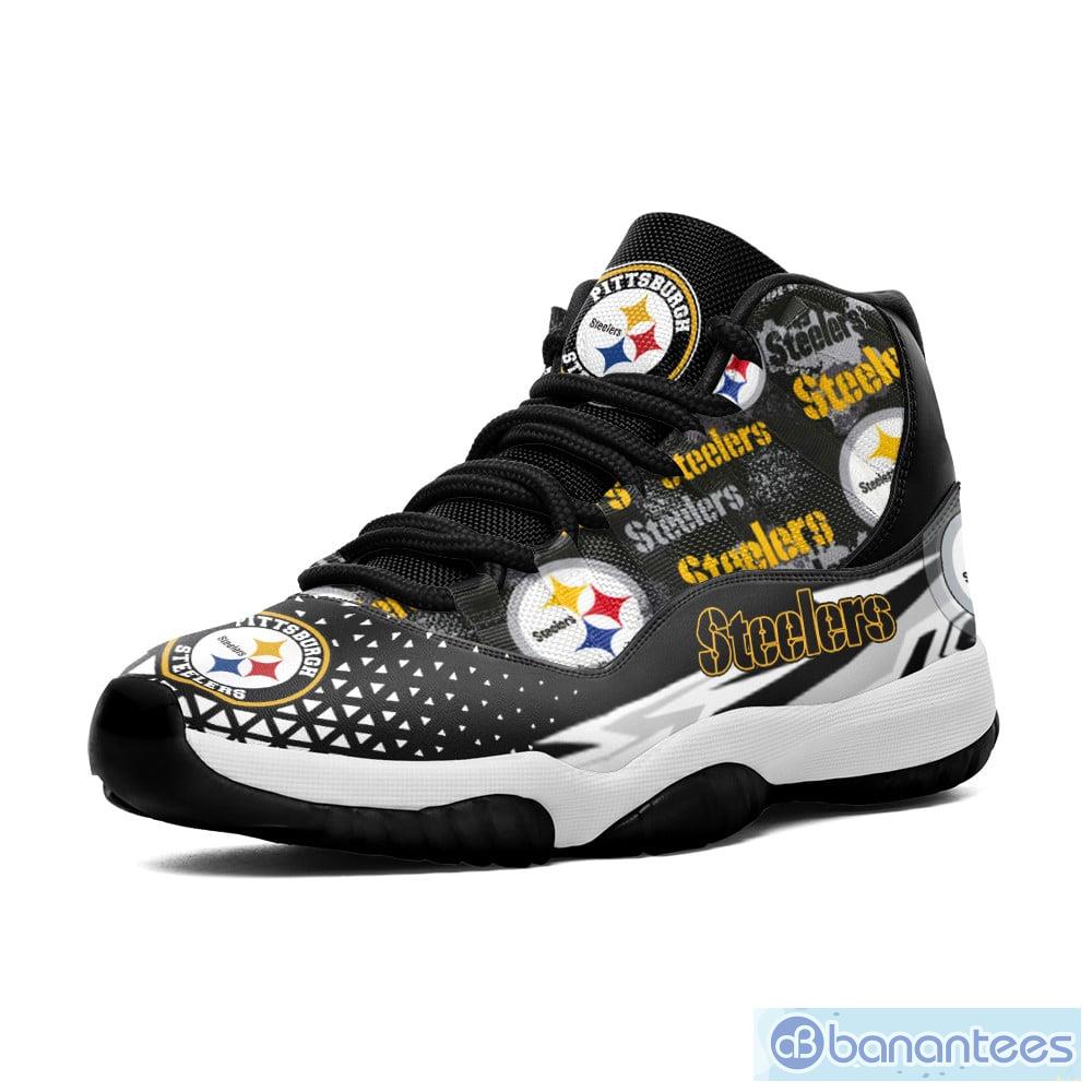 Pittsburgh Steelers Football Team Air Jordan 11 Great Sneakers For