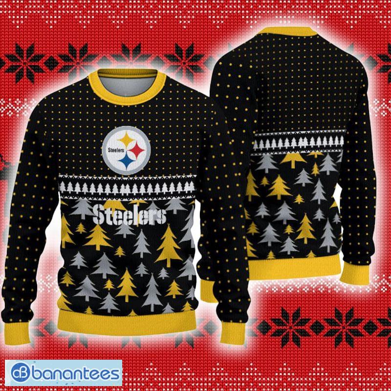 Pittsburgh Steelers Christmas Snow Ugly Sweater For Men Women - Banantees