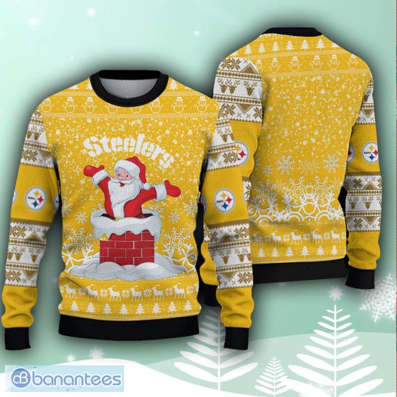 NFL Pittsburgh Steelers New Season Celebrate Ugly Christmas 3D Sweater -  Banantees