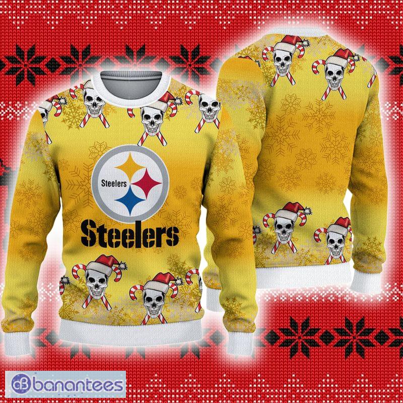 Pittsburgh Steelers Christmas Santa Claus Pattern Ugly Sweater For Men Women  - Banantees