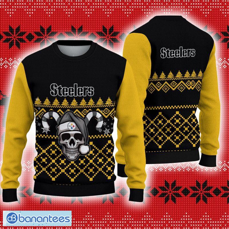 Pittsburgh Steelers Skull Hoodies Full Over Print - Banantees