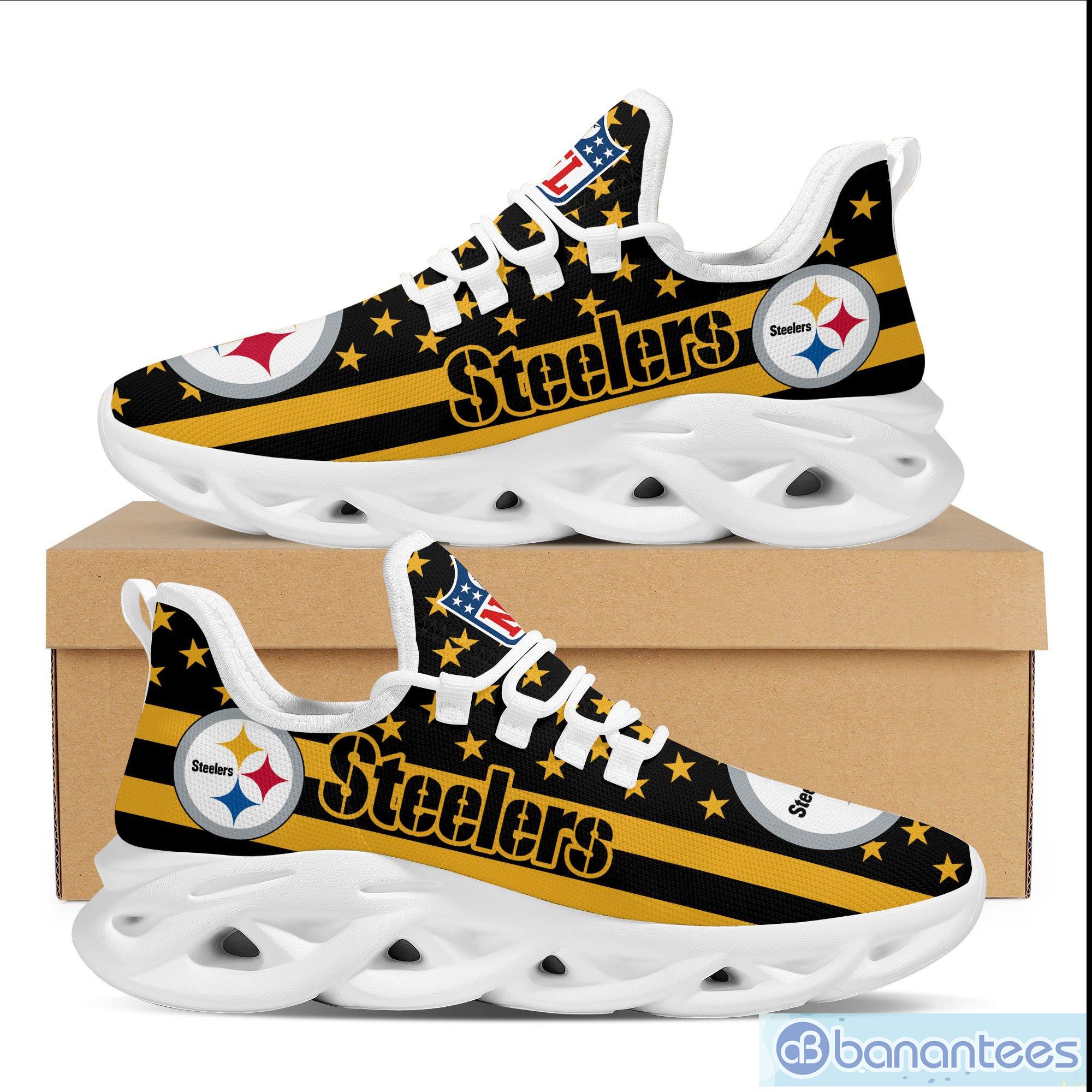 Pittsburgh Steelers Casual 3D Max Soul Shoes Running Shoes For Men And Women