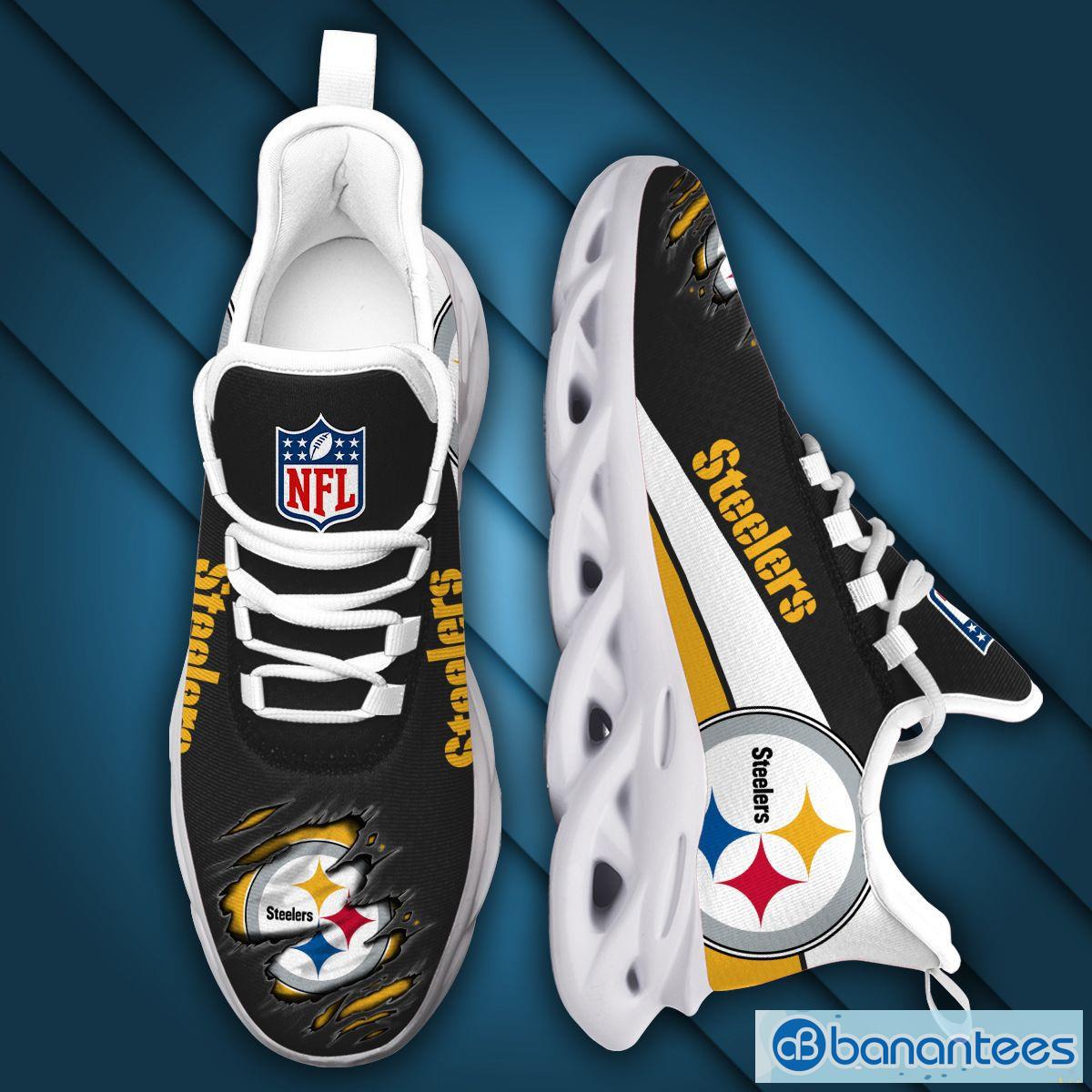 Pittsburgh Steelers NFL Running Sport Sneakers Max Soul Shoes For Men And  Women - Banantees