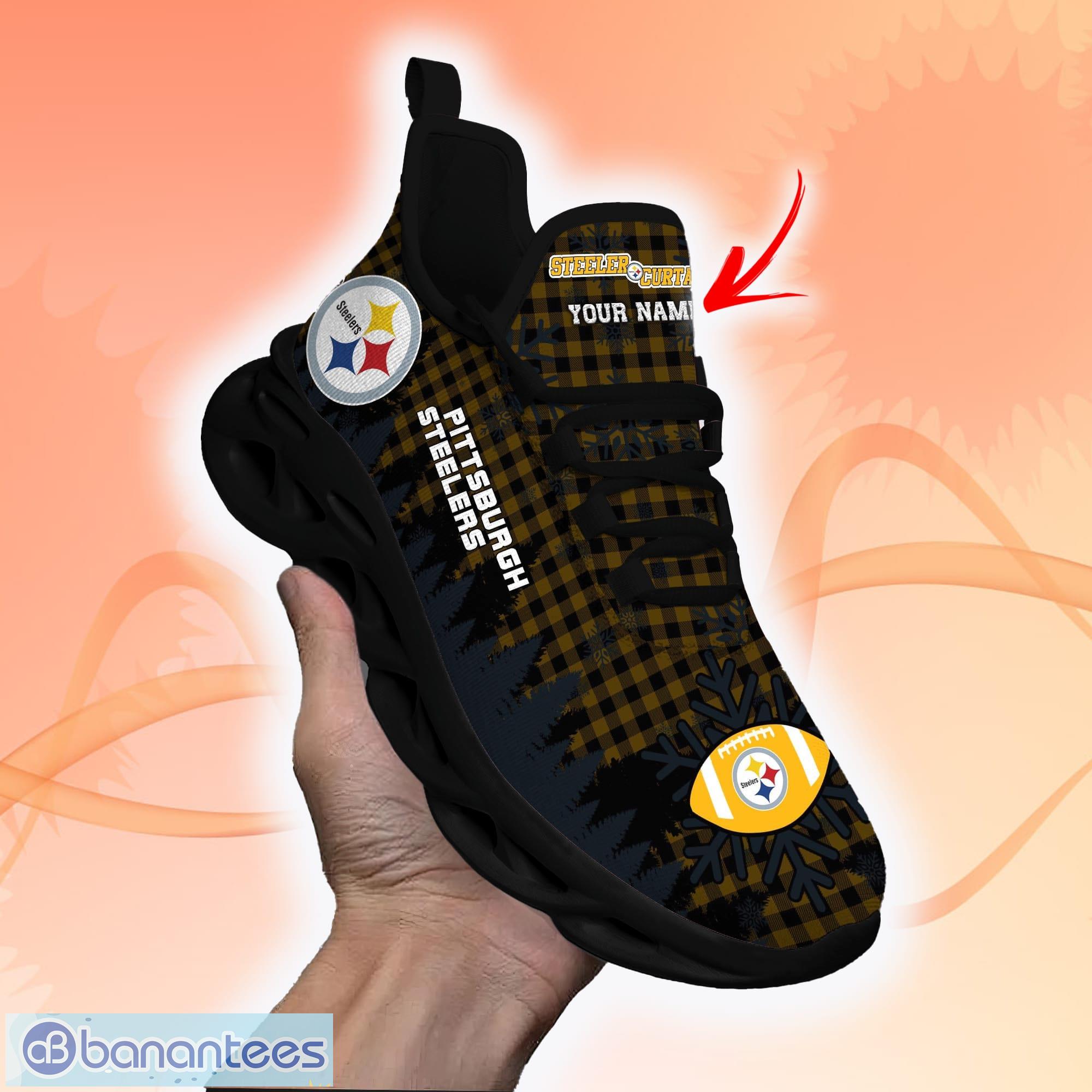 Pittsburgh Steelers Max Soul Clunky Sneakers Shoes Luxury NFL