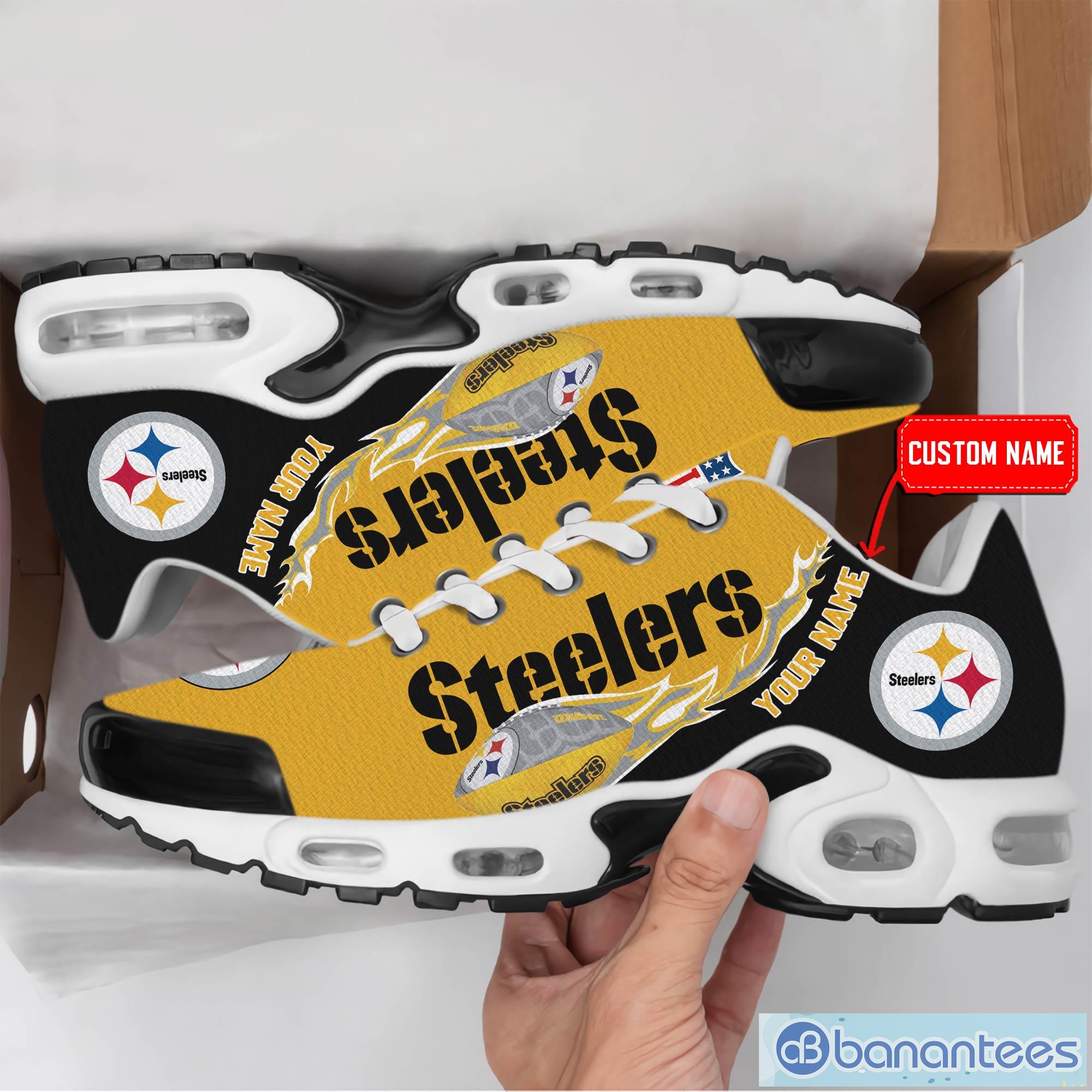 Pittsburgh Steelers NFL Premium Air Cushion Sports Shoes Custom Name For Men  Women