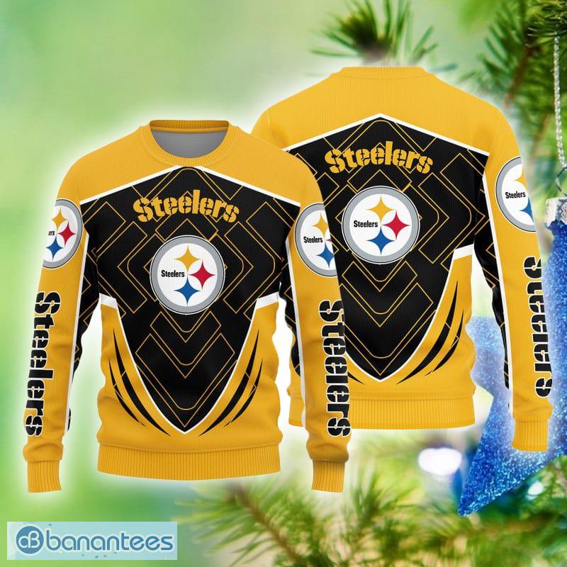 Pittsburgh Steelers Ugly Sweater Gifts For NFL Fans Best Christmas Gifts  Custom Number And Name Gift For Christmas - Banantees