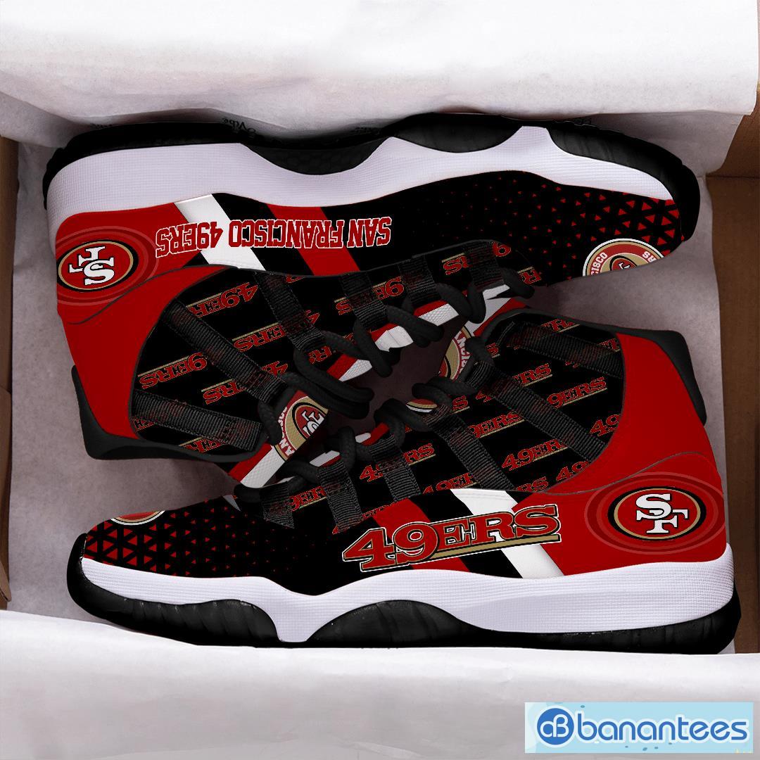 SAN FRANCISCO 49ERS Custom Name NFL Air Jordan 11 Shoes For Men