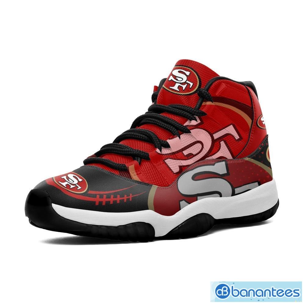 Shoes San Francisco 49Ers Jordan 13 Custom Name Shoes - Banantees