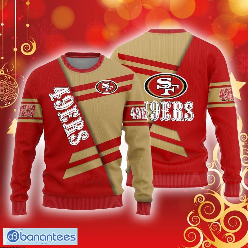 NFL San Francisco 49ers New Season Cozy Ugly Christmas 3D Sweater -  Banantees