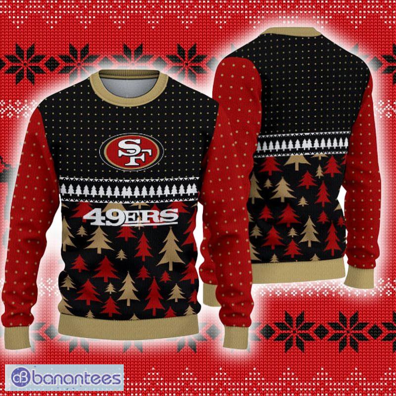 Merry Funny San Francisco 49ers Ugly Christmas Sweater - Banantees