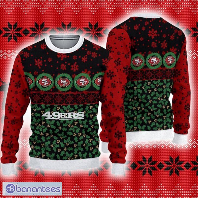 San Francisco 49ers Christmas Pattern AOP Festive Knitted Sweater Gift For  Chirstmas - Banantees