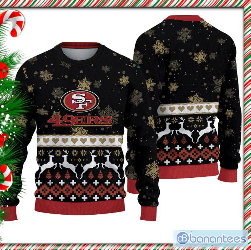San Francisco 49ers Christmas Snow Knitted Ugly Sweater AOP For Men And  Women Gift Fans - Banantees