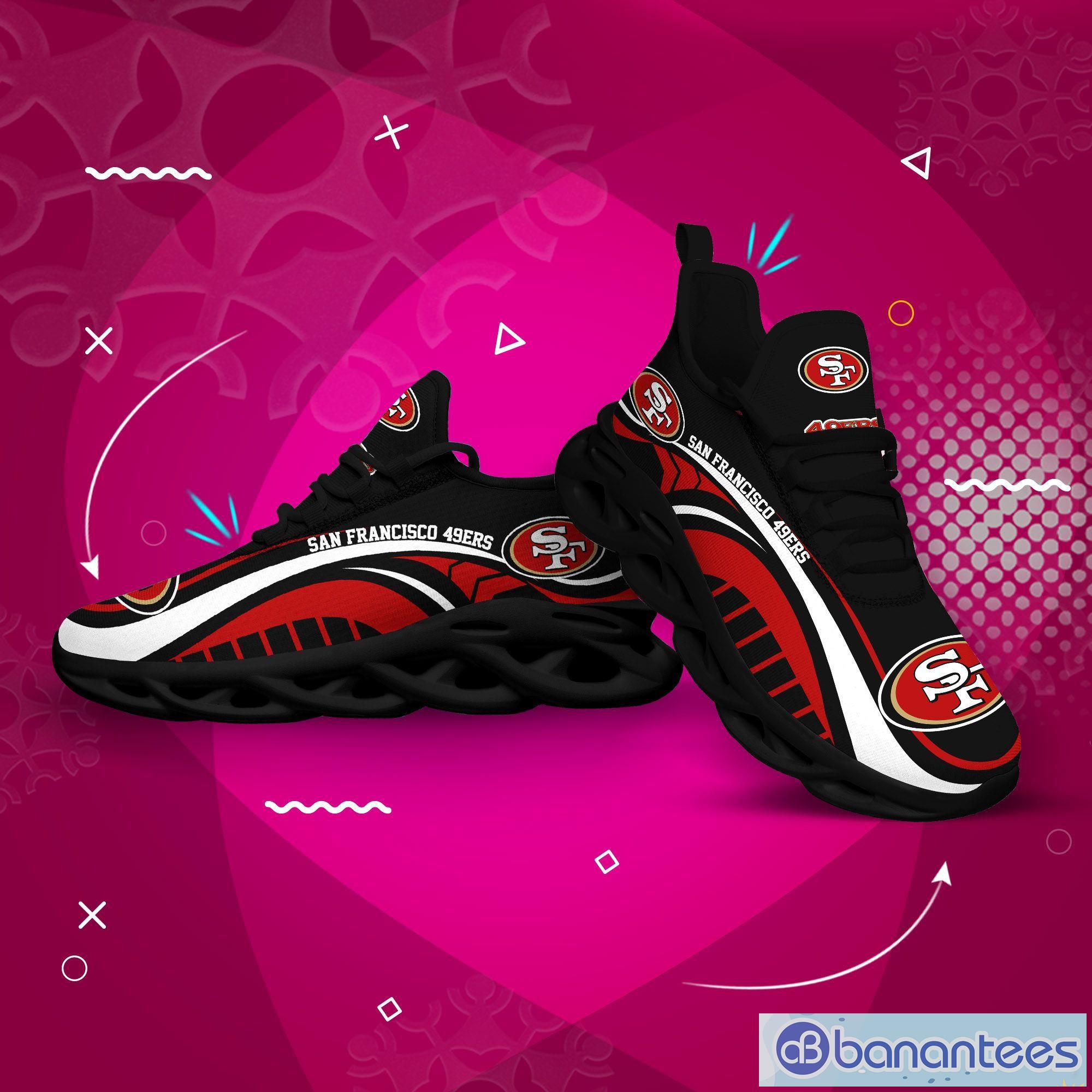 San Francisco 49ers Black Mix Red Max Soul Shoes