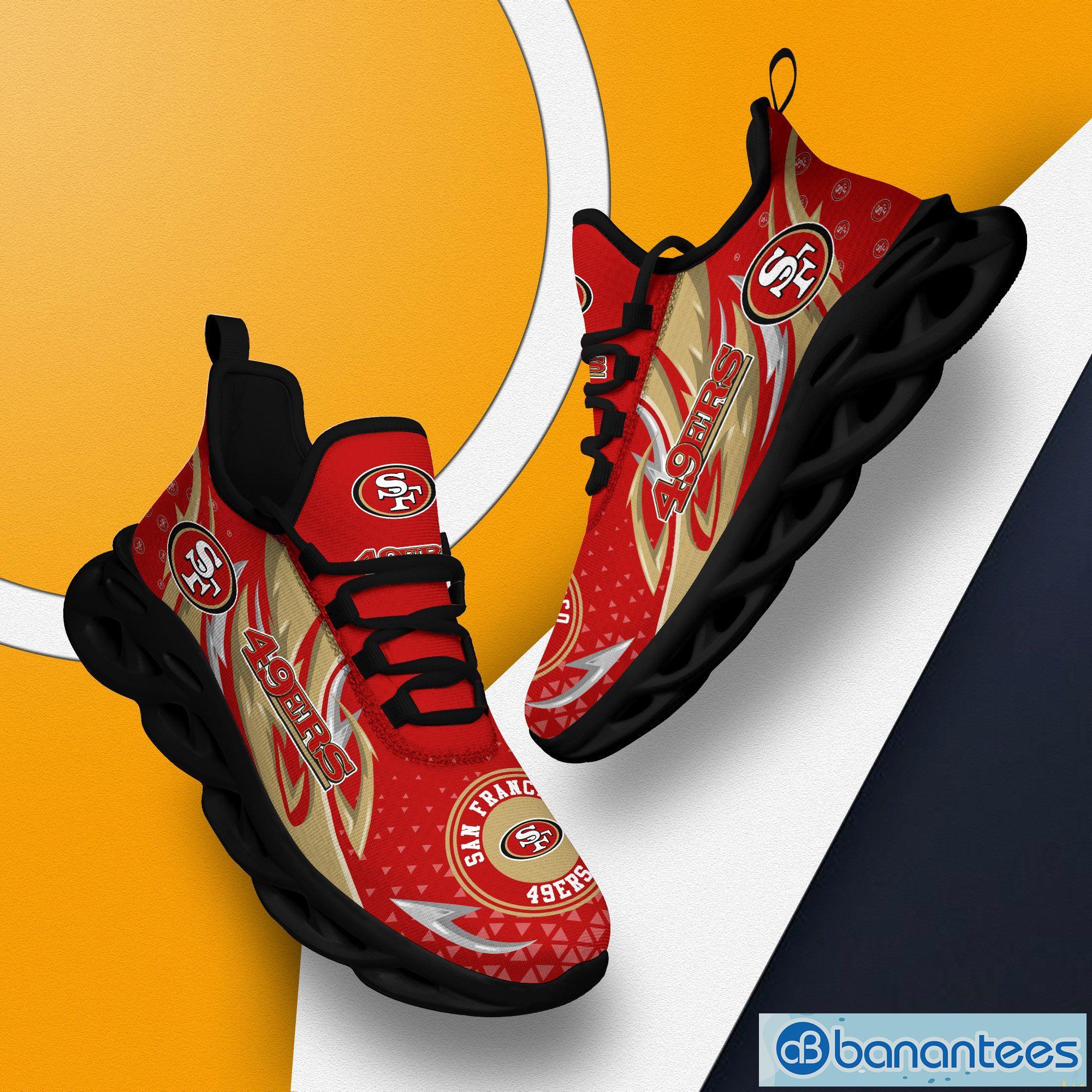 San Francisco 49ers Design Max Soul Shoes For Men And Women - Banantees