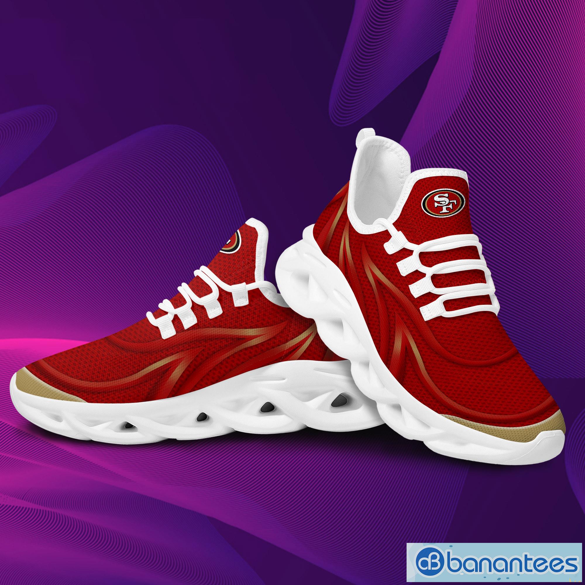 San Francisco 49ers Logo Triangle Running Sneaker Max Soul Shoes Gift For  Men And Women - Banantees