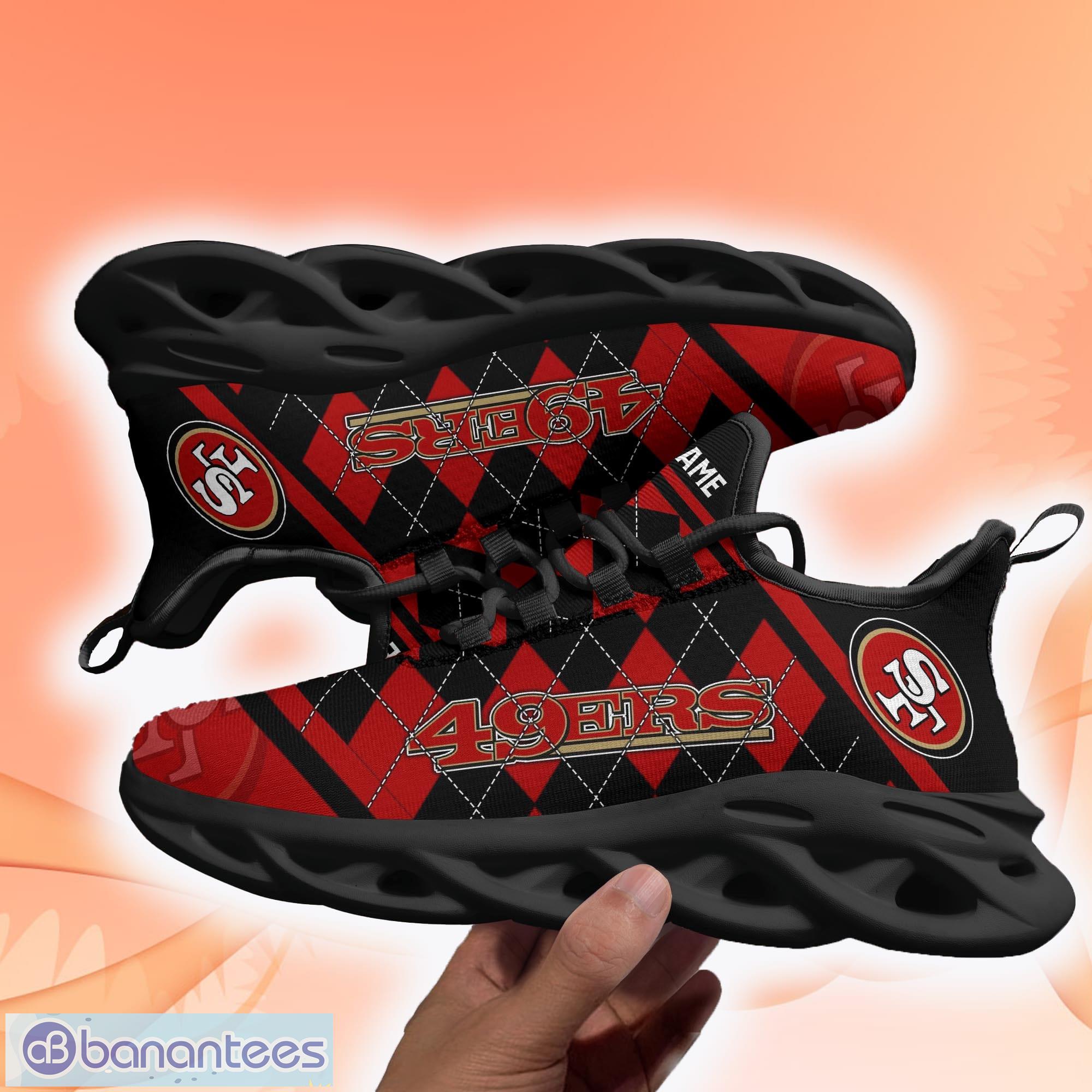 Nfl San Francisco 49ers Custom Name Max Soul Shoes Chunky Sneakers