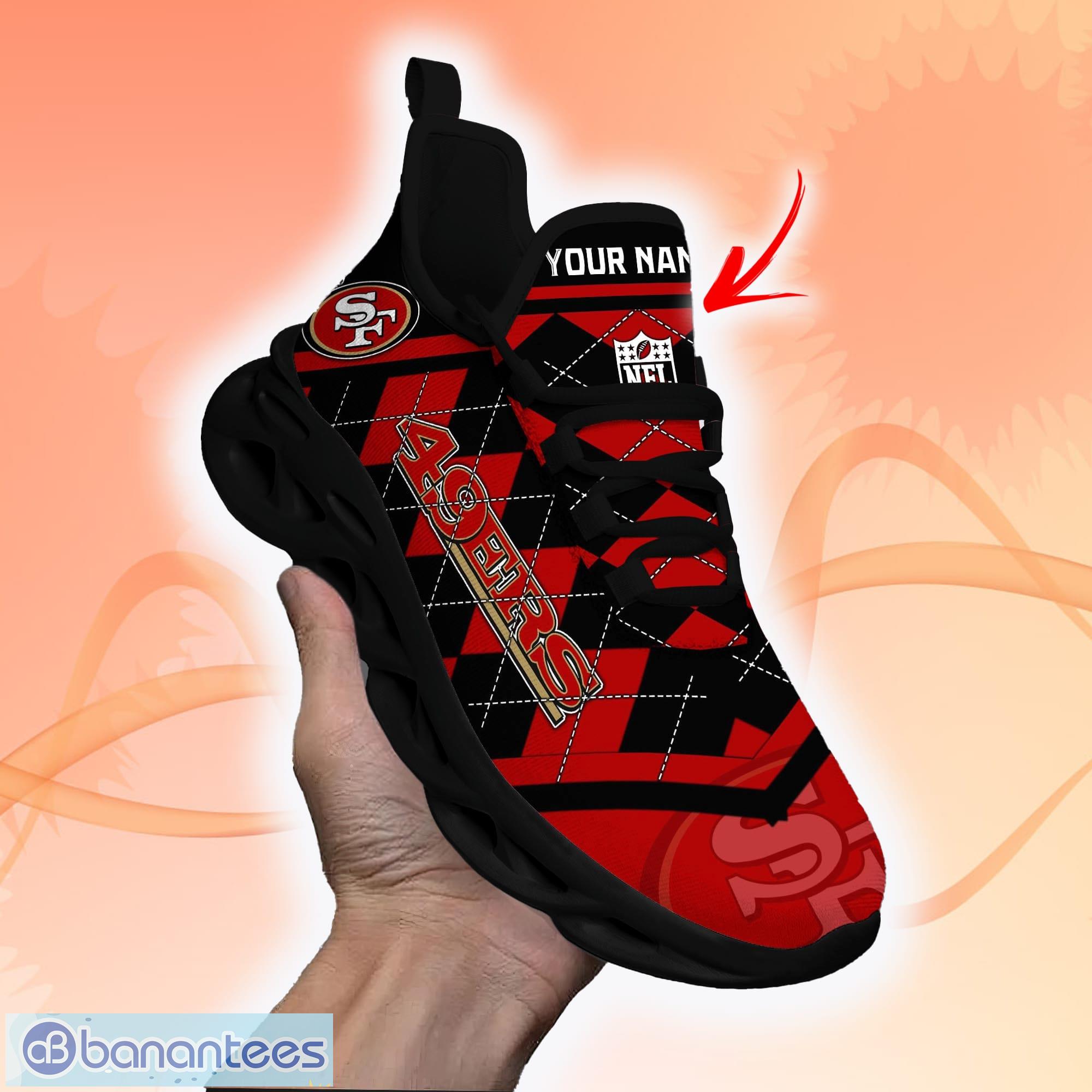 Nfl San Francisco 49ers Custom Name Max Soul Shoes Chunky Sneakers