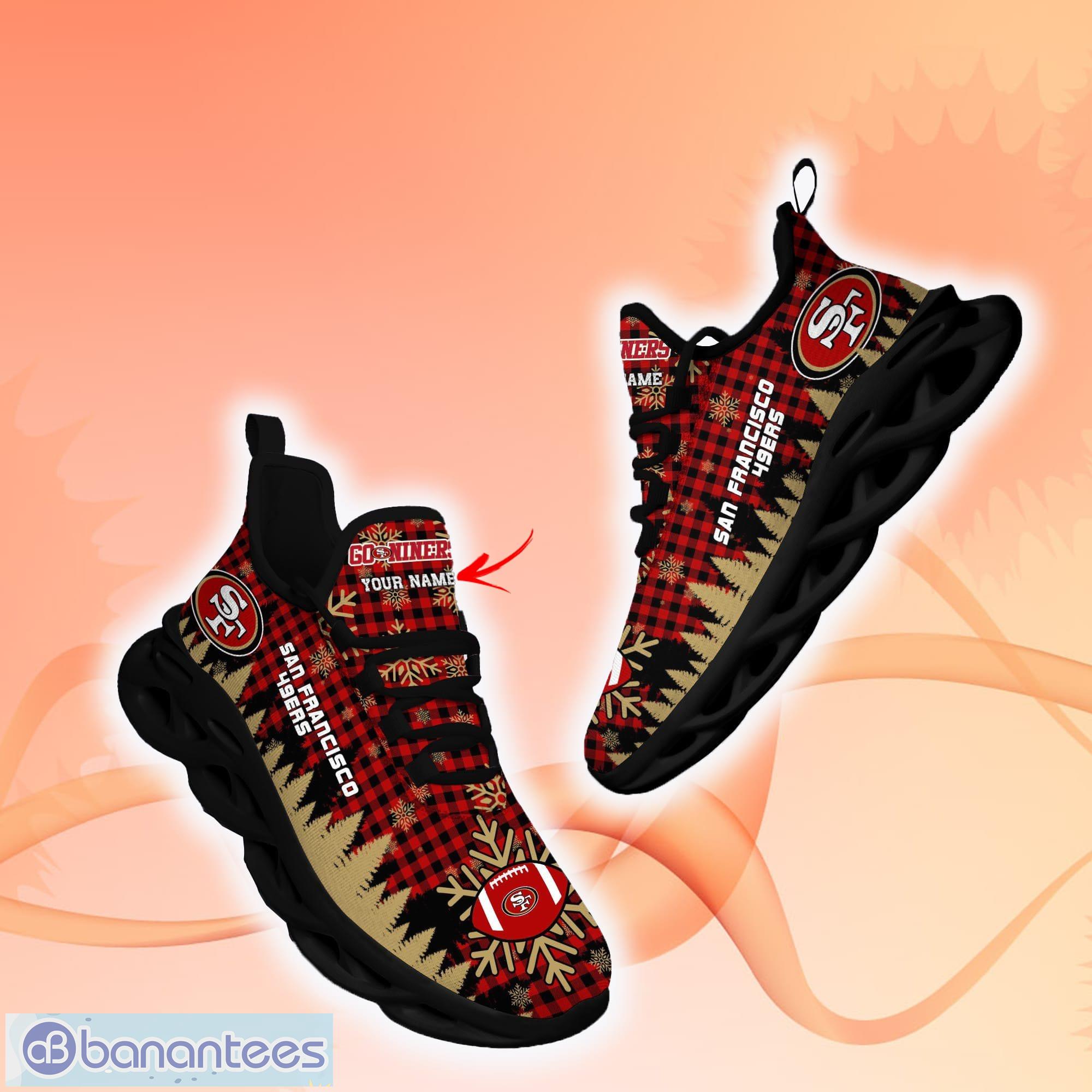 San Francisco 49ers NFL Clunky Max Soul Shoes Custom Name Best