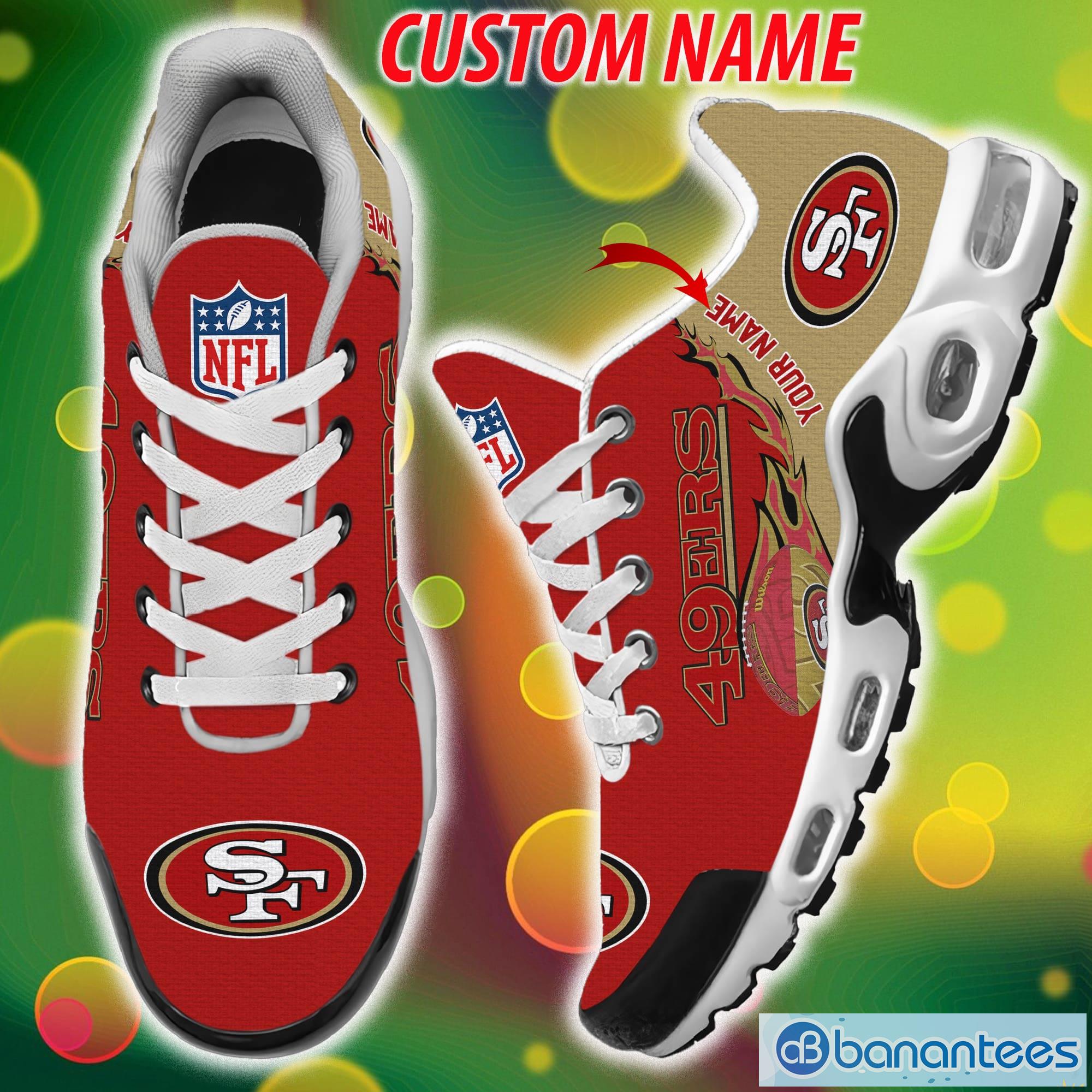 San Francisco 49ers NFL Team Premium Sneakers Custom Name Air