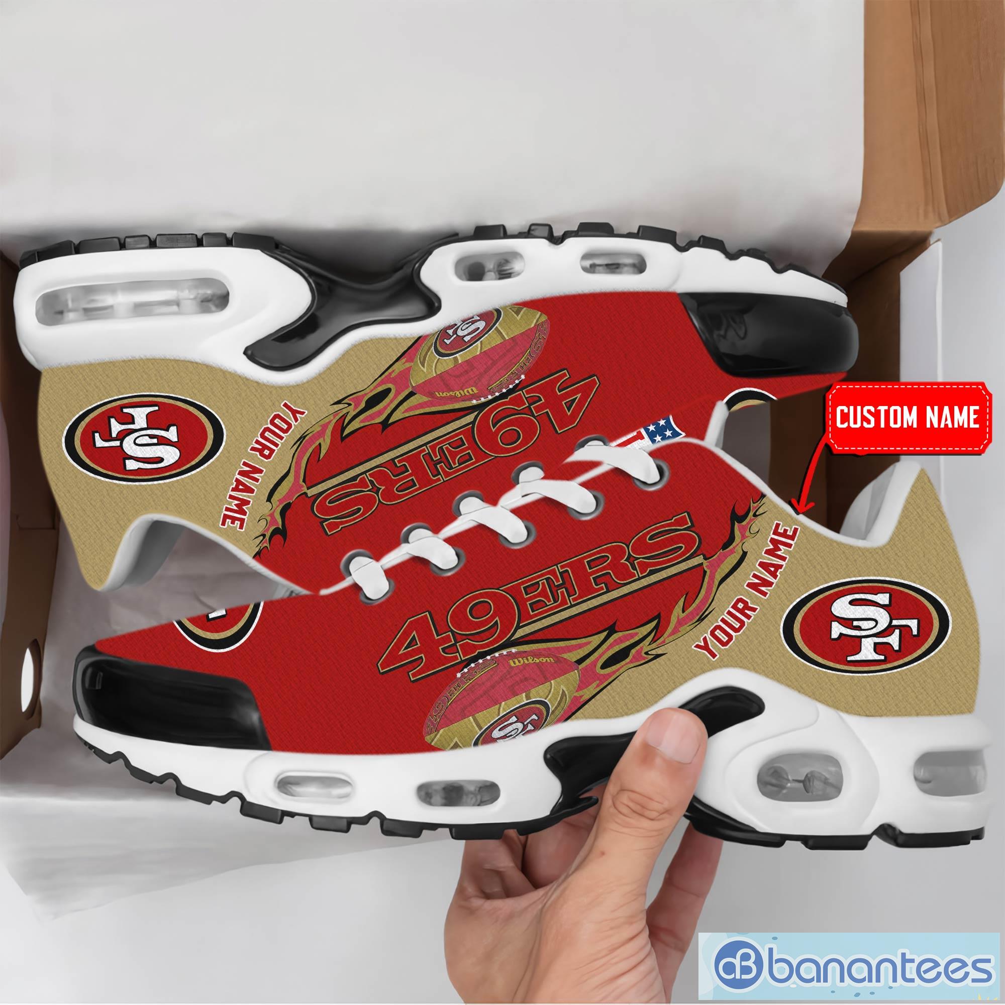 San Francisco 49ers NFL Team Premium Sneakers Custom Name Air