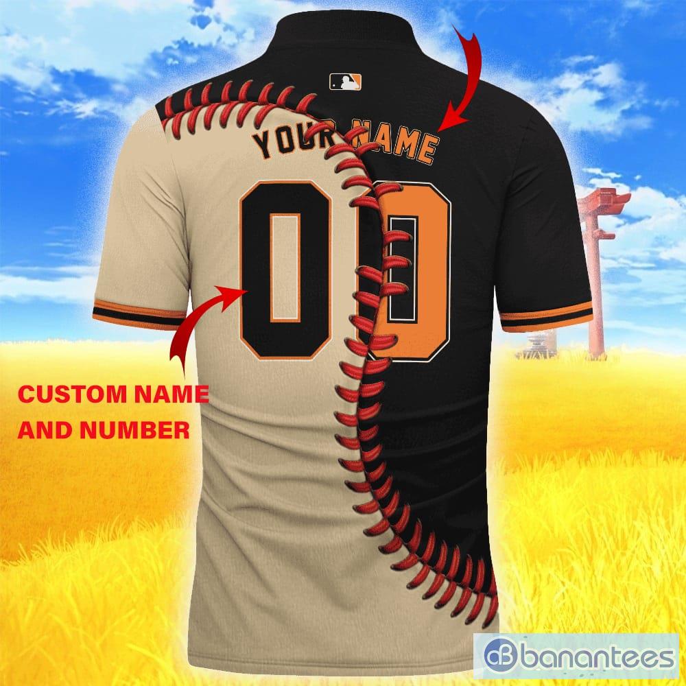 San Francisco Giants MLB Custom Number And Name 3D Polo Shirt Gift For Men  And Women Fans - Banantees