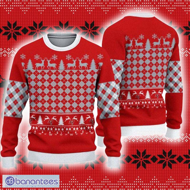 Tampa Bay Buccaneers Basic Pattern Ugly Christmas Sweater - Banantees