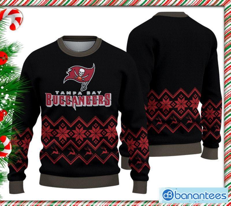 Tampa Bay Buccaneers Ugly Christmas Santa Claus Xmas Sweater Sleigh Gift  Mens Women