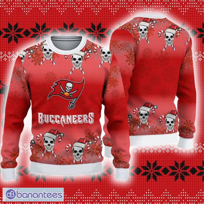 Tampa Bay Buccaneers Fans Skull Ensemble Ugly Christmas Sweater -  Freedomdesign