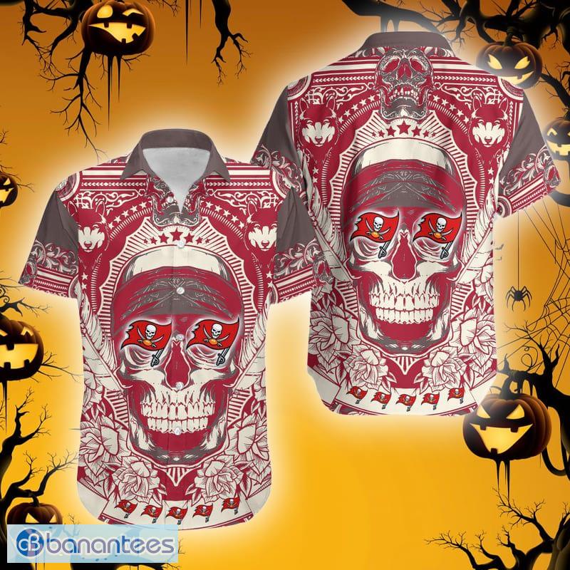 Tampa Bay Buccaneers NFL Halloween Characters Halloween Gift Hawaiian Shirt  - Banantees