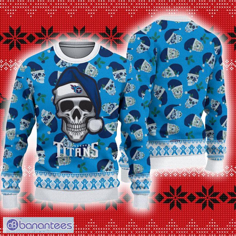 Dallas Cowboys Christmas Skull Knitted Ugly Christmas Sweater AOP Gift For  Men And Women