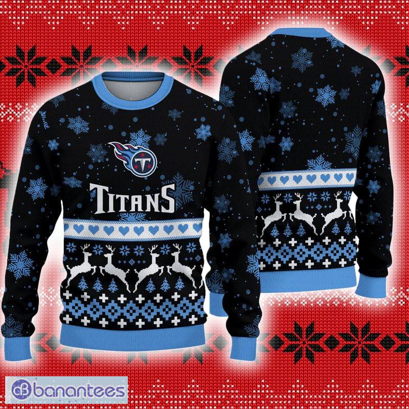 Tennessee Titans Christmas Snow Ugly Sweater For Men Women - Banantees
