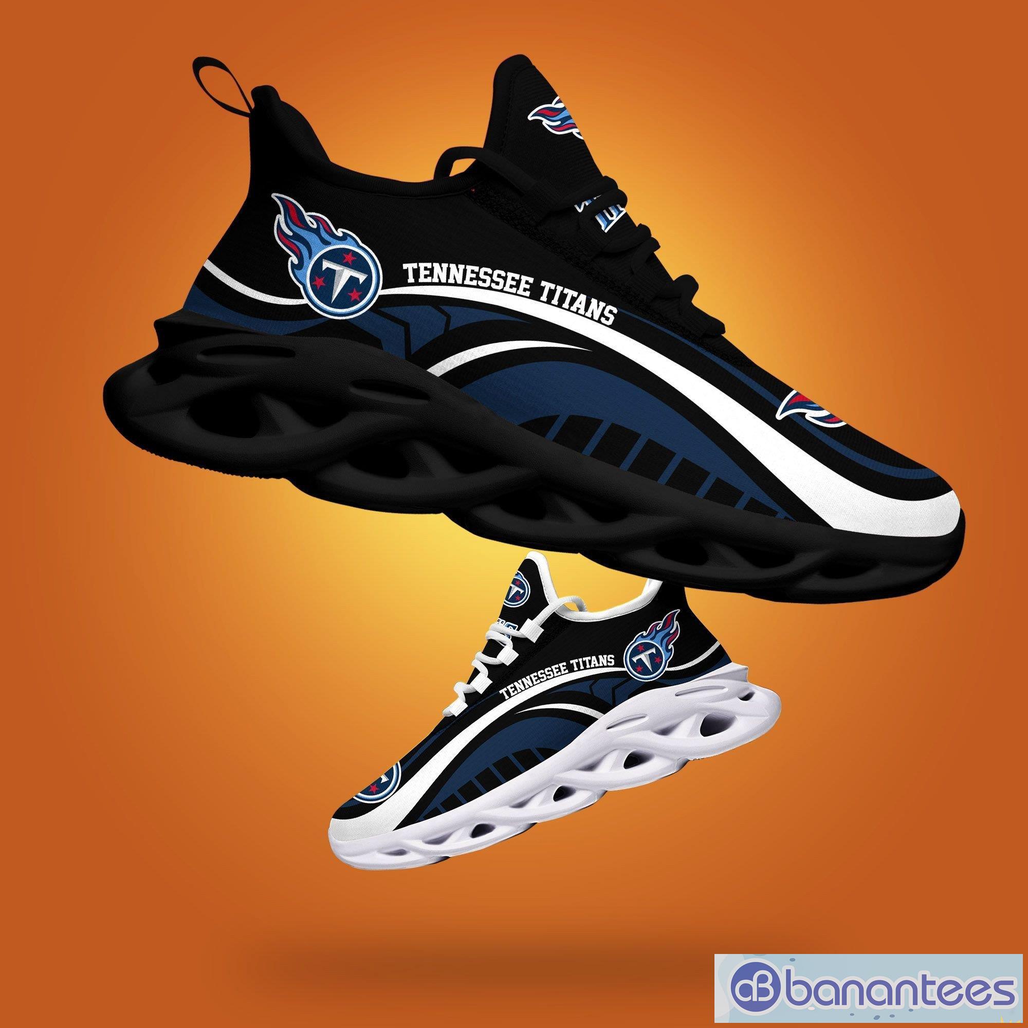 Tennessee Titans Logo Curve Line Running Sneaker Max Soul Shoes Gift For  Men And Women - Banantees