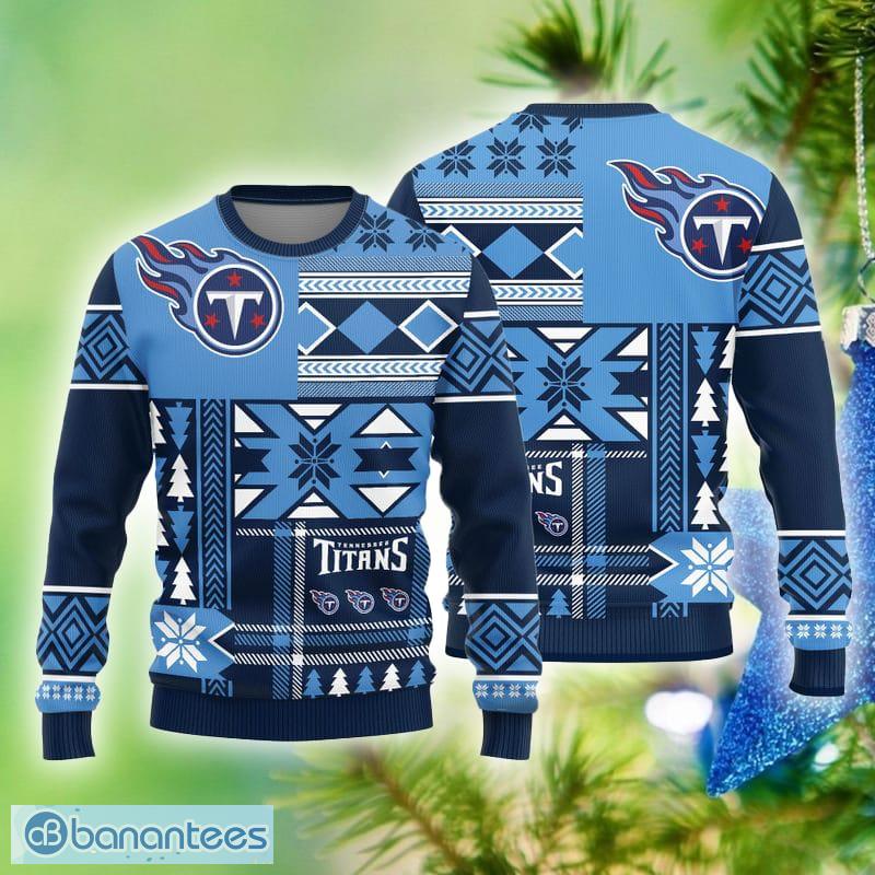 Tennessee Titans Logo Dark Hoodies Full Over Print - Banantees