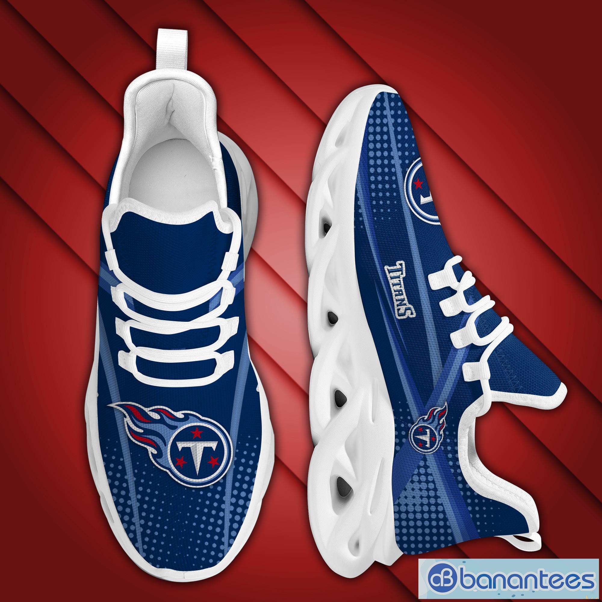 Tennessee Titans Personalized Name NFL Ultra Sneakers Max Soul